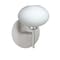 Besa Lighting Lasso Mini Sconce, Opal Matte, Satin Nickel Finish, 1x5W LED 1SW-561207-LED-SN - alternate 1